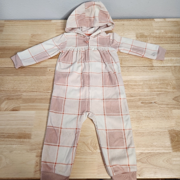 Bundle of 2 Girls fleece jumpsuits - Picture 5 of 7